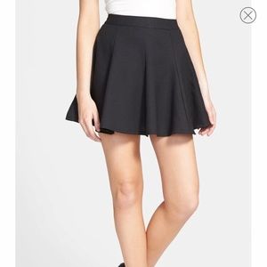 Black skater skirt